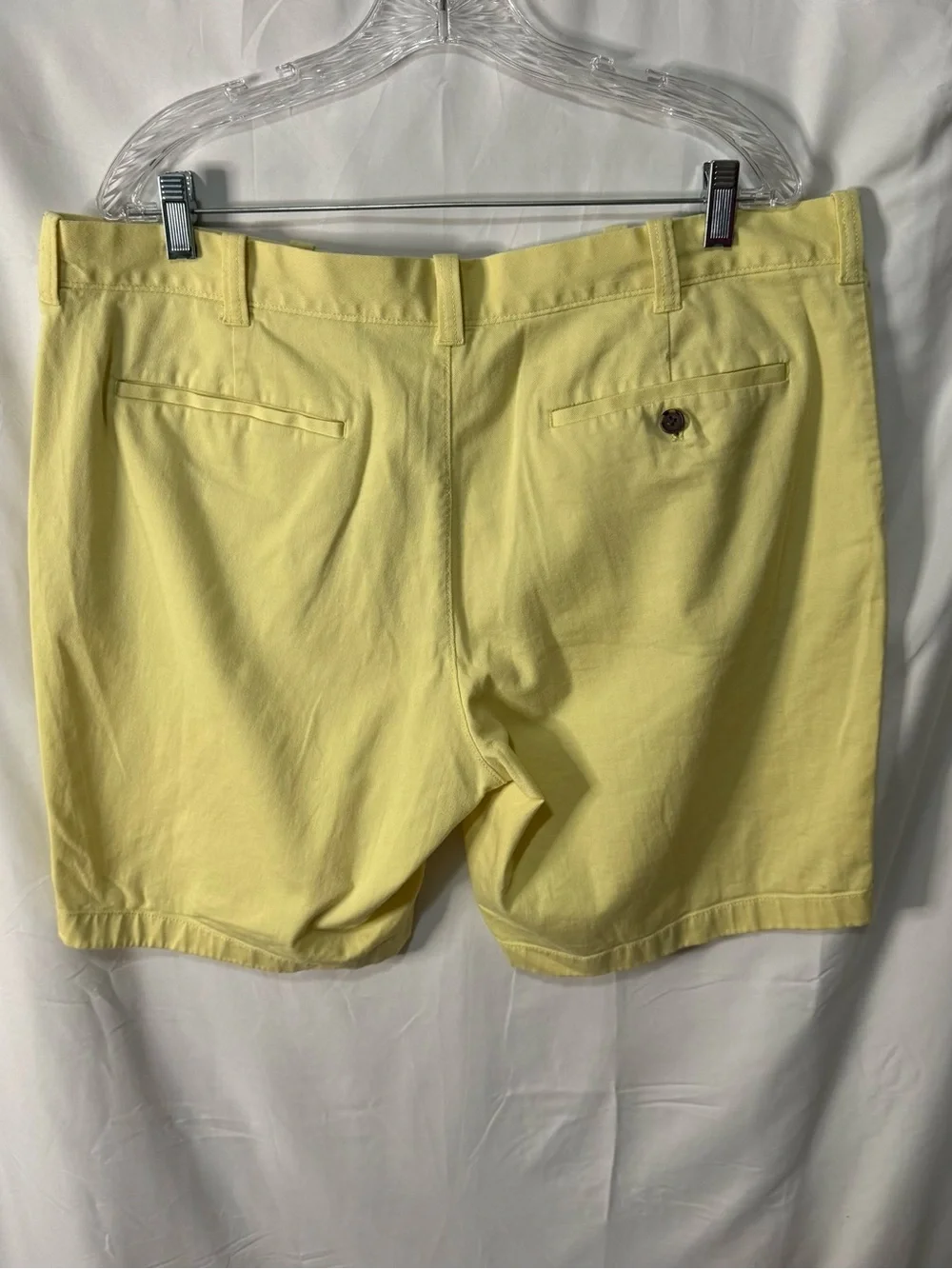 J. Crew Yellow Flat Front Chino Shorts